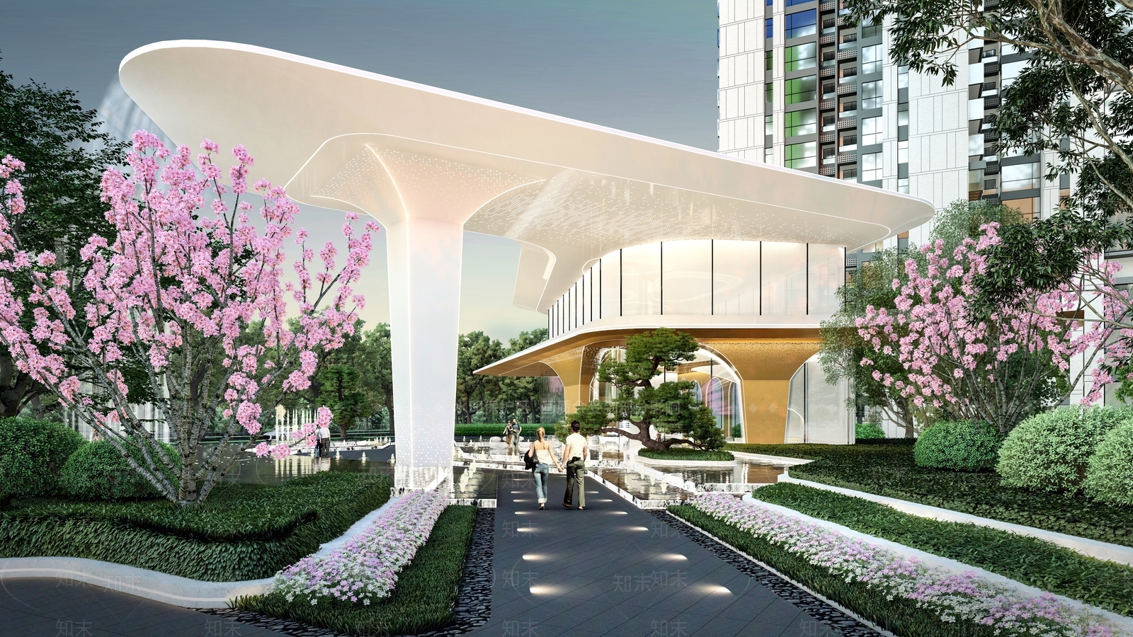 现代其他商业建筑SU模型下载【ID:1184103658】