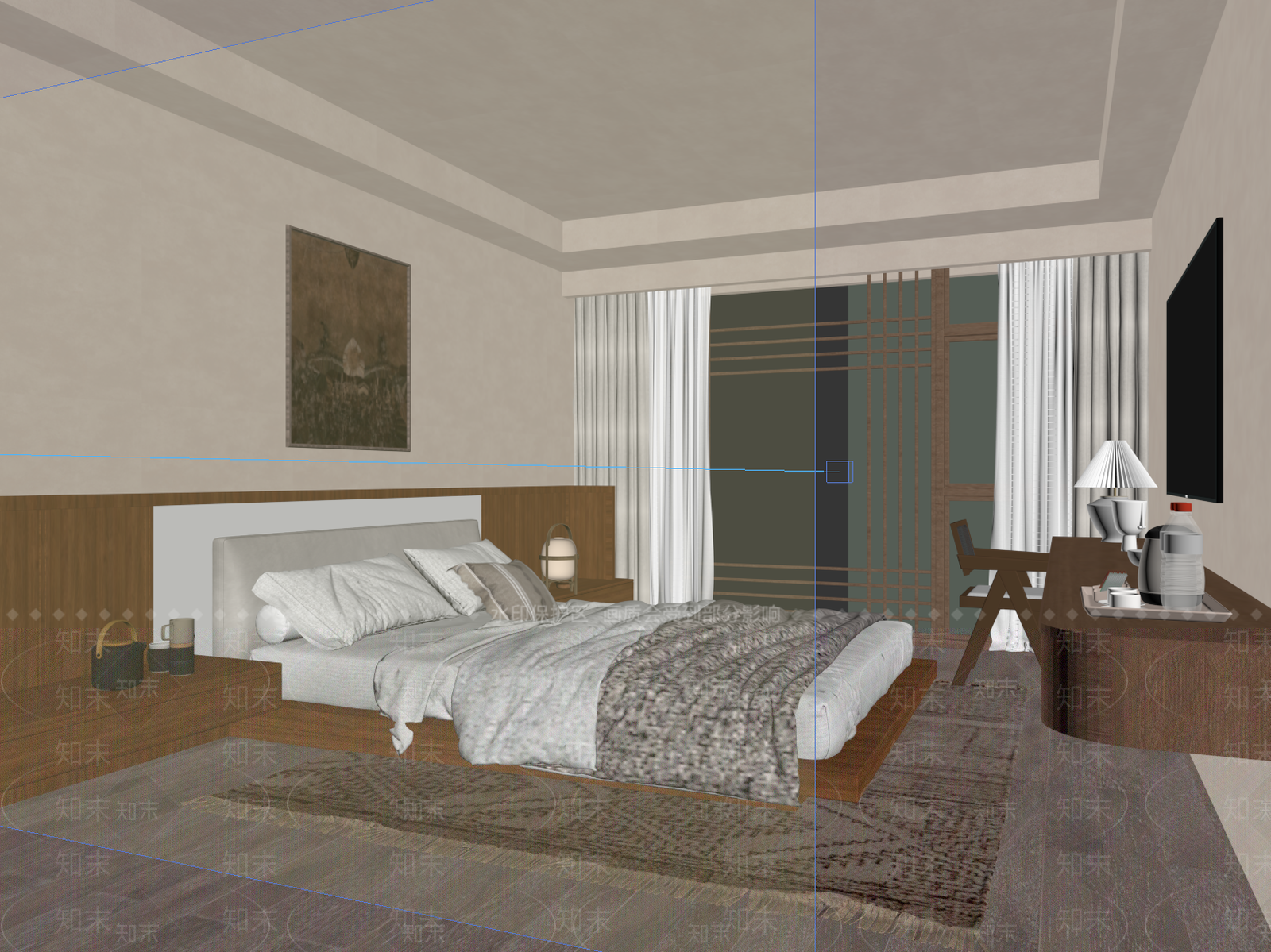 艺术挂画挂画SU模型下载【ID:1227390682】