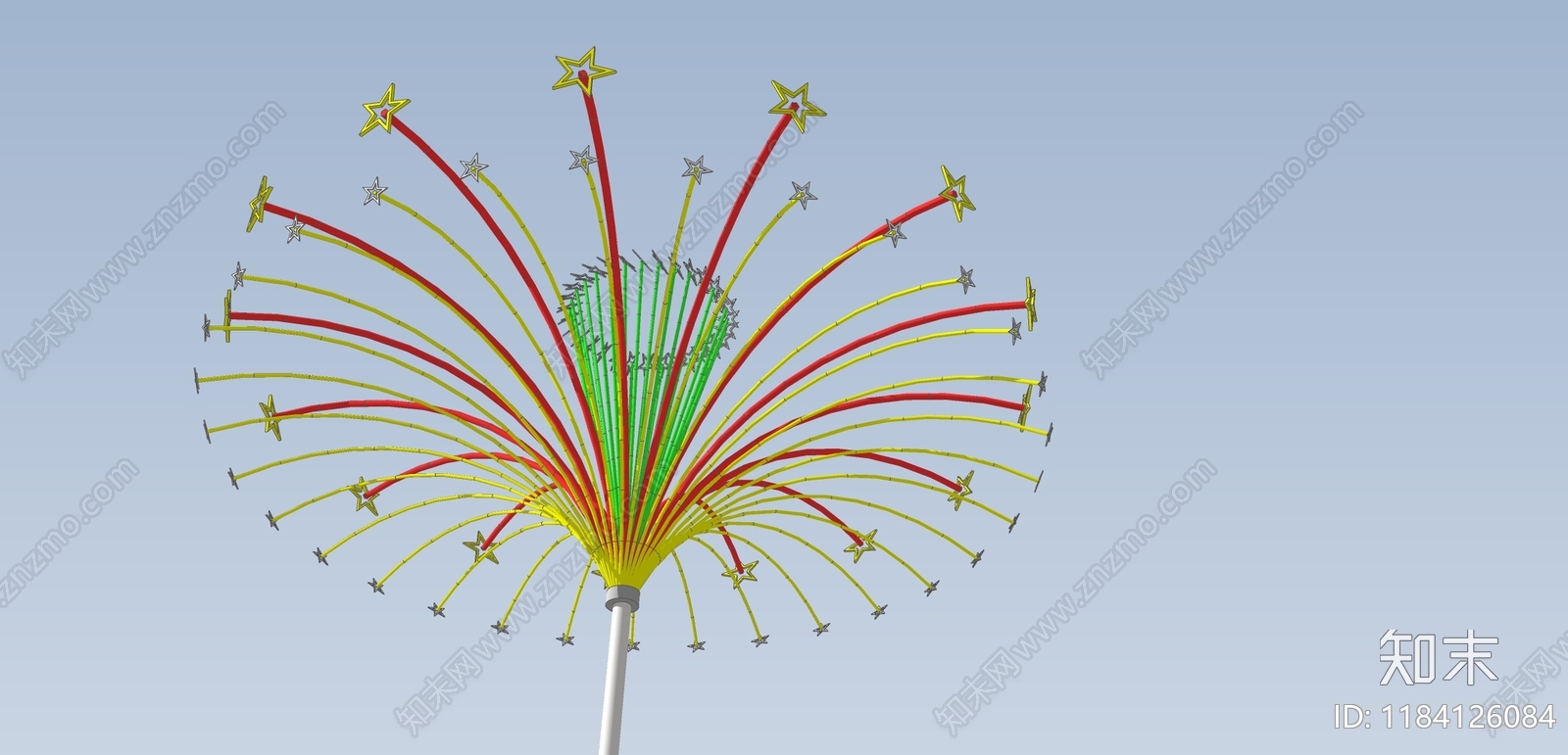 现代景观灯SU模型下载【ID:1184126084】