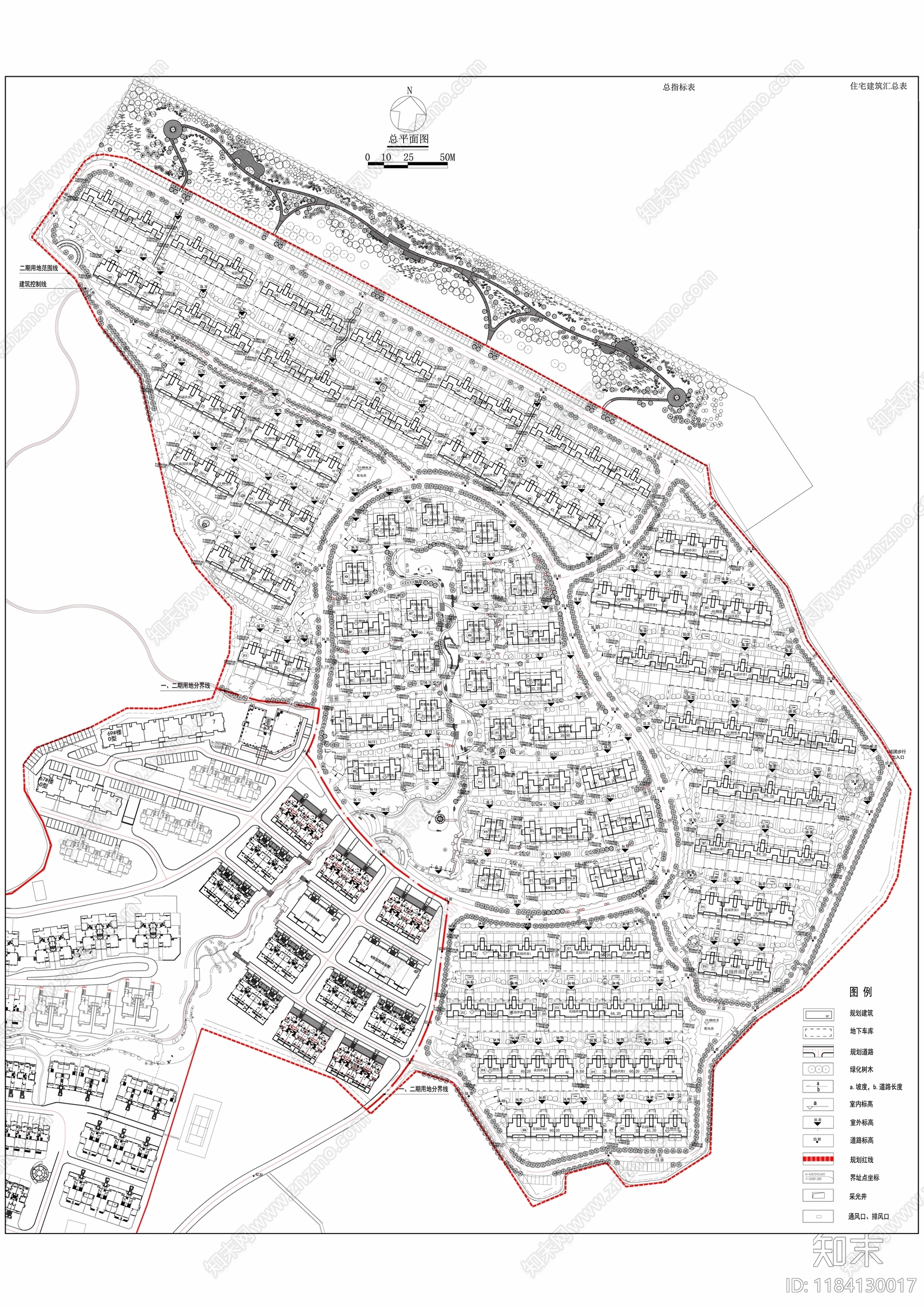 规划平面图施工图下载【ID:1184130017】