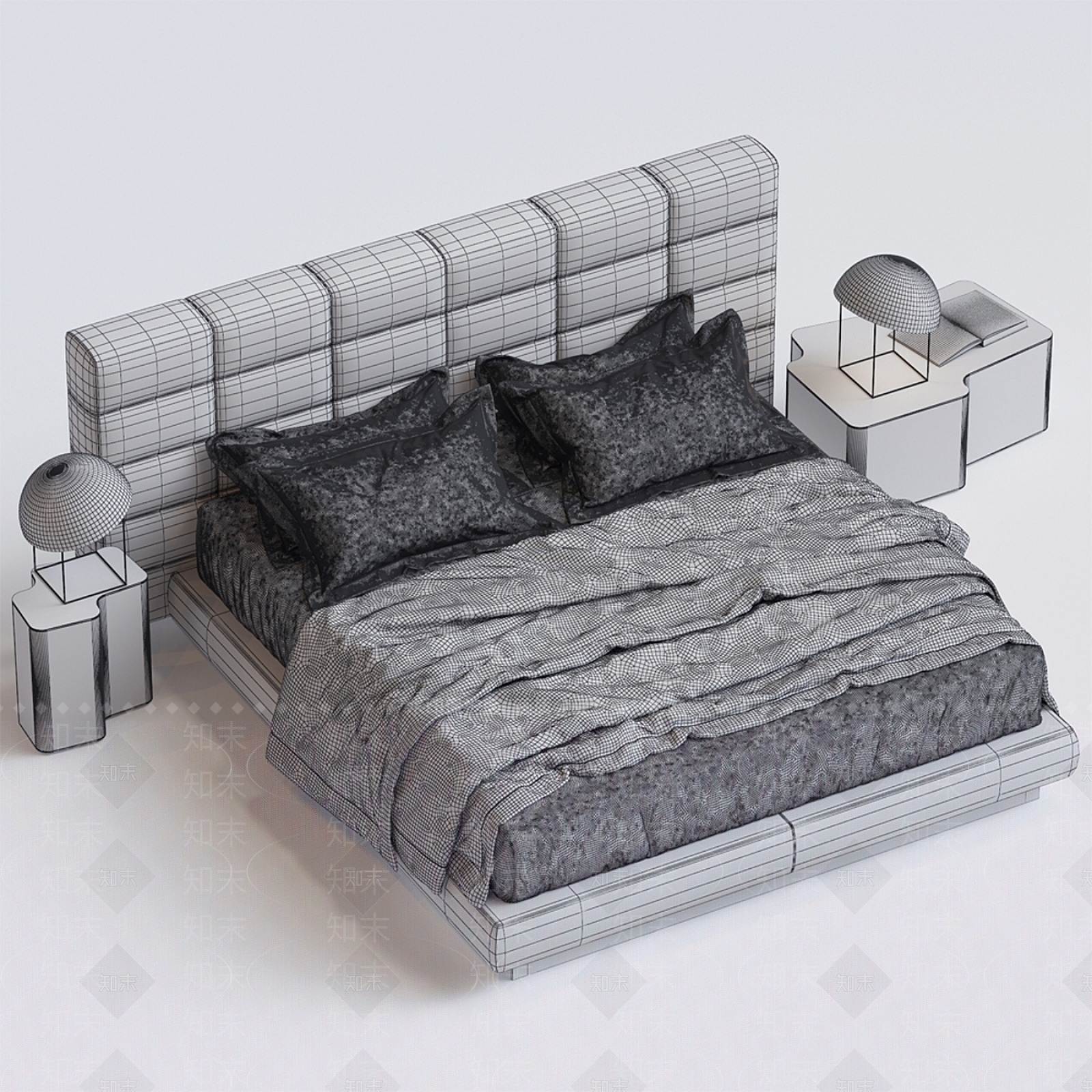 其他床3D模型下载【ID:1184140505】