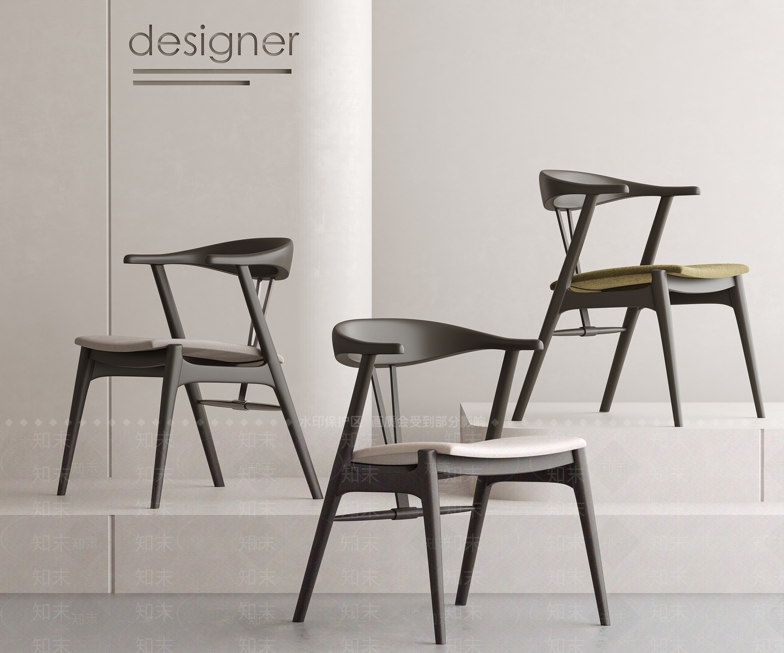 法式意式其他椅子3D模型下载【ID:1184152033】