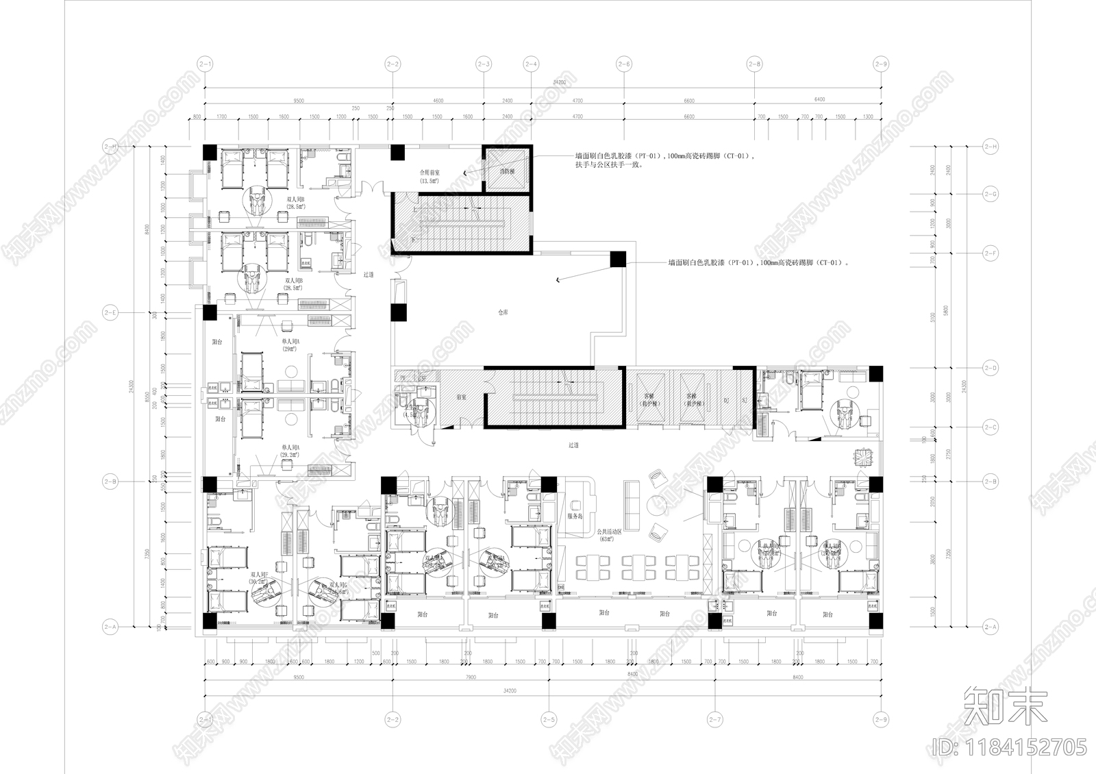工装平面图施工图下载【ID:1184152705】