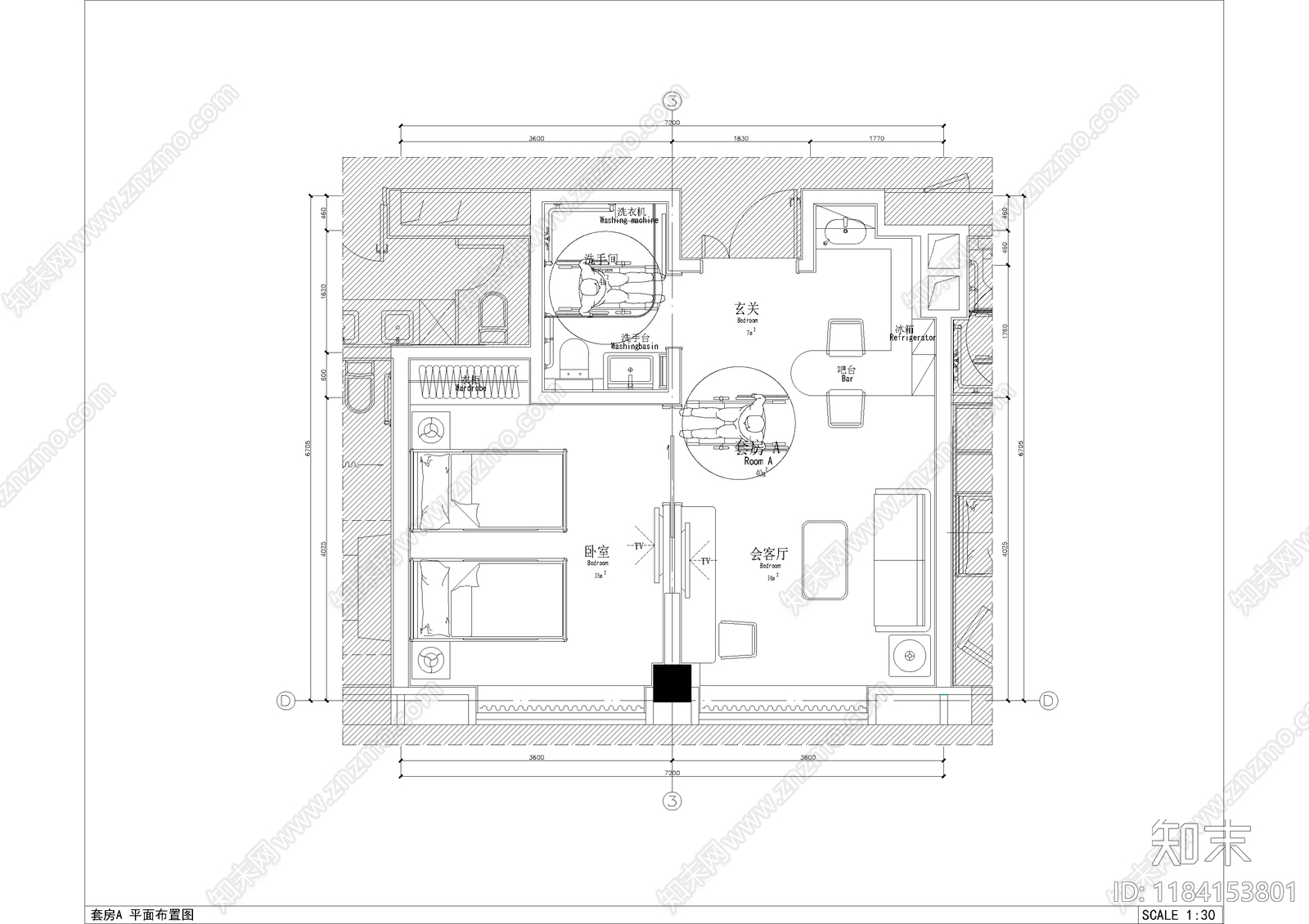 工装平面图施工图下载【ID:1184153801】