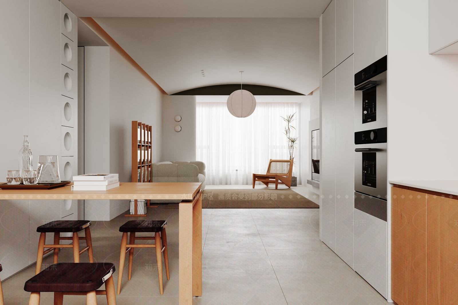现代玄关3D模型下载【ID:1214996359】