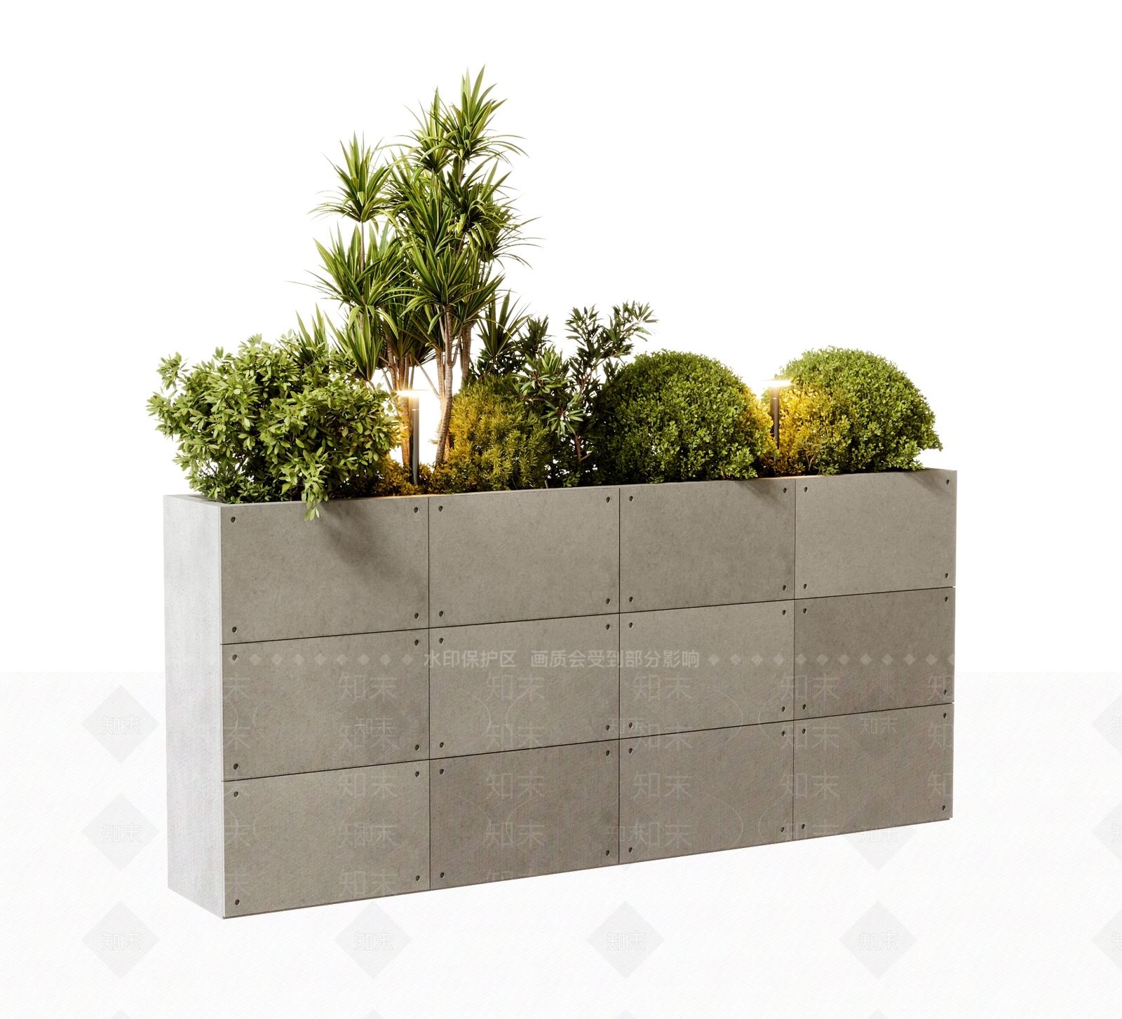 植物堆3D模型下载【ID:1184176731】