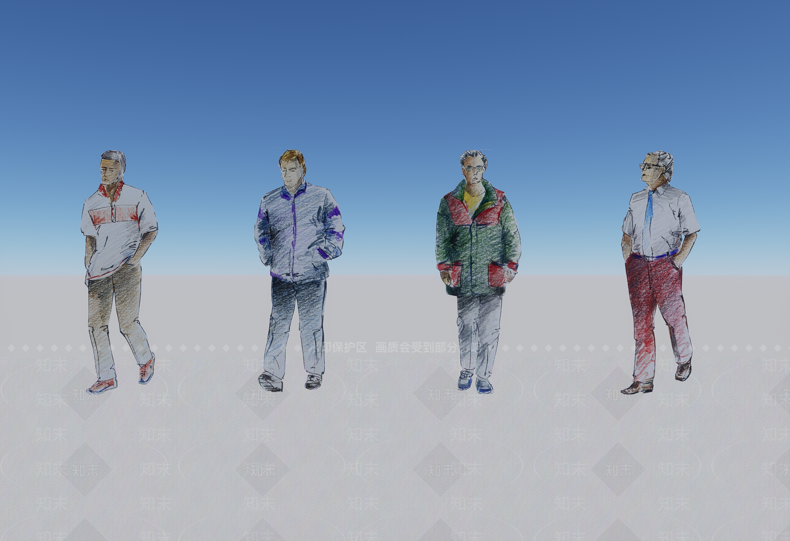 男人SU模型下载【ID:1184181479】