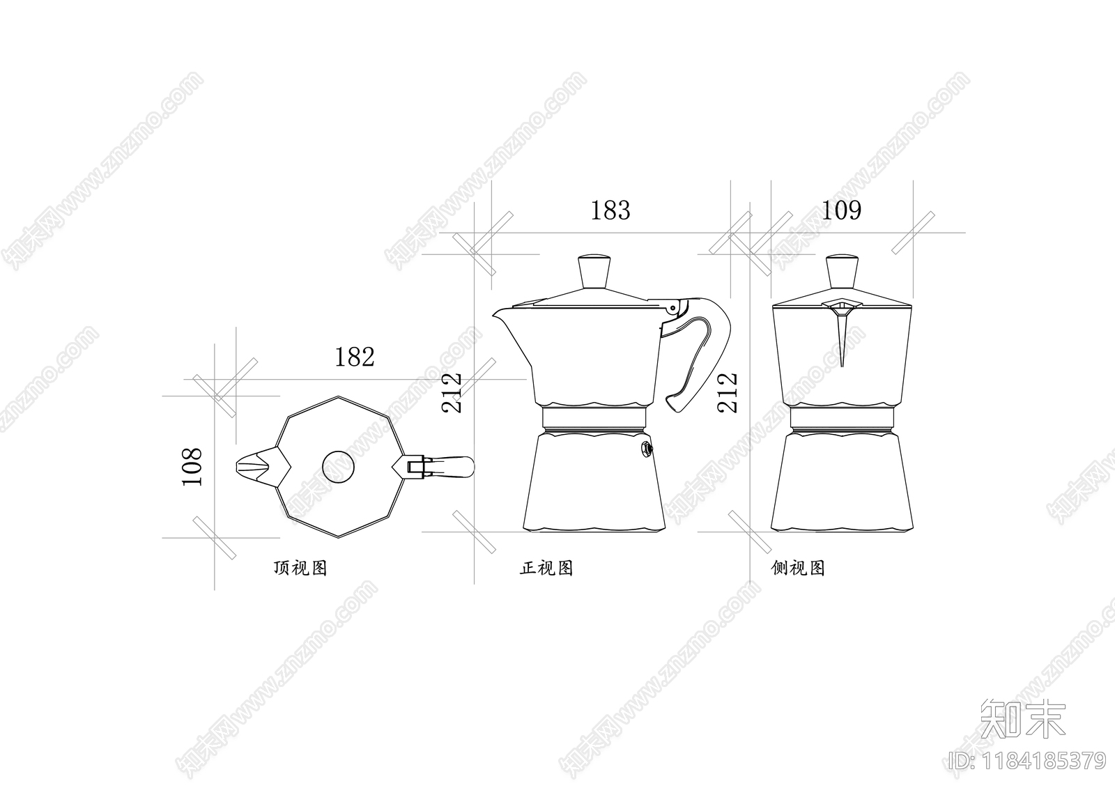 现代厨房设施cad施工图下载【ID:1184185379】