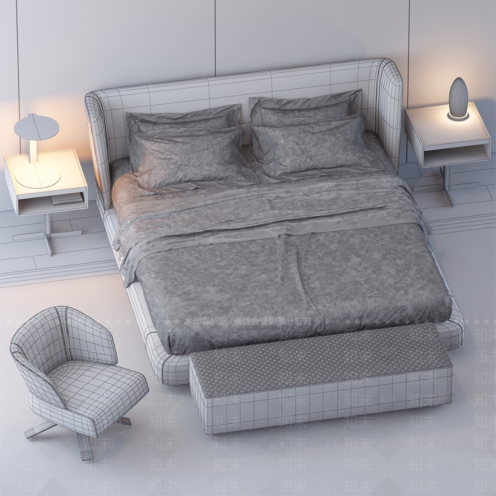 其他床3D模型下载【ID:1184189124】