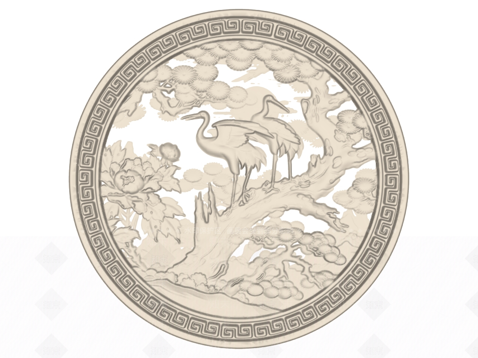 中式浮雕SU模型下载【ID:1184197859】