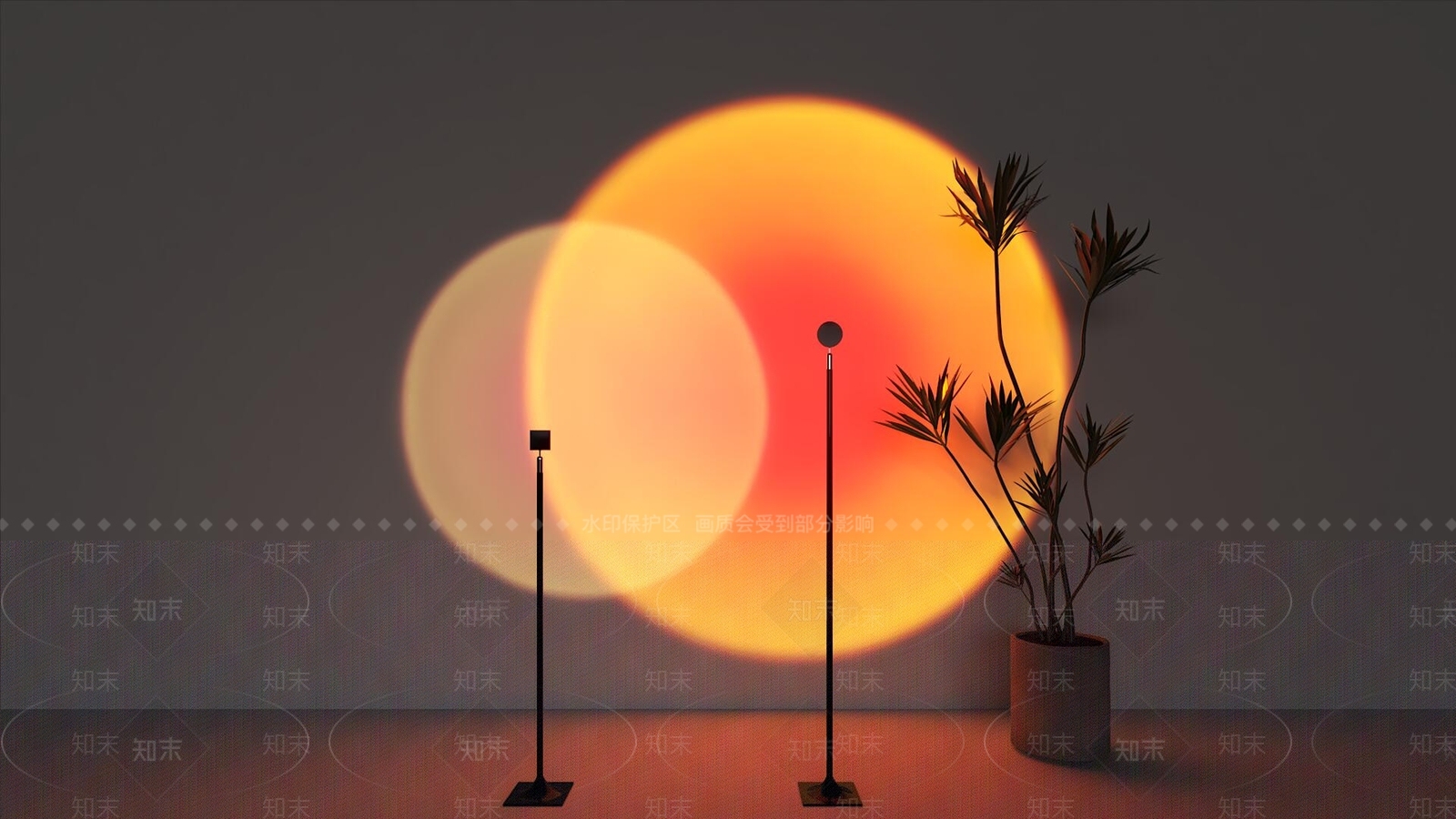 现代其他灯具3D模型下载【ID:1184202698】