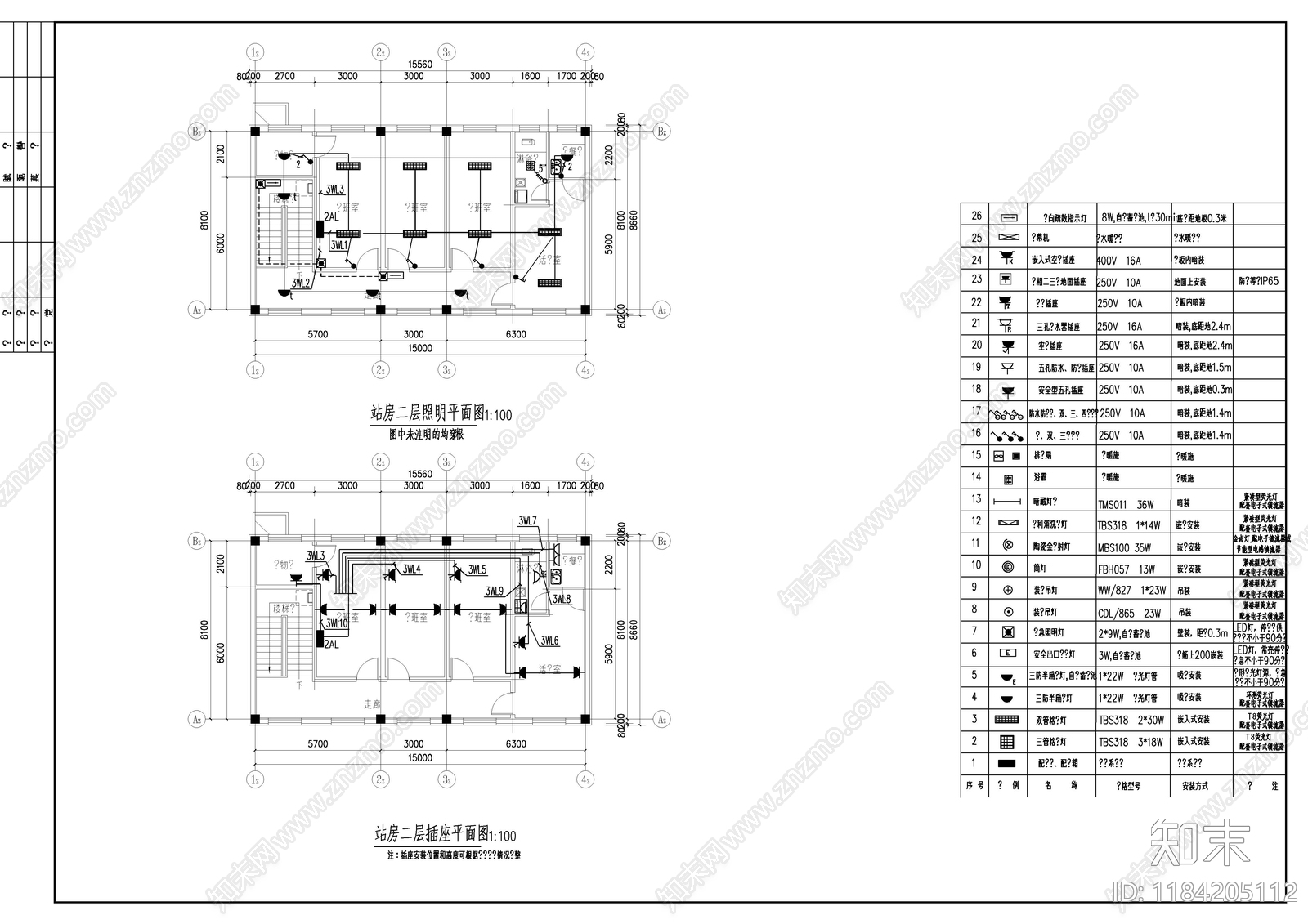 电气图施工图下载【ID:1184205112】