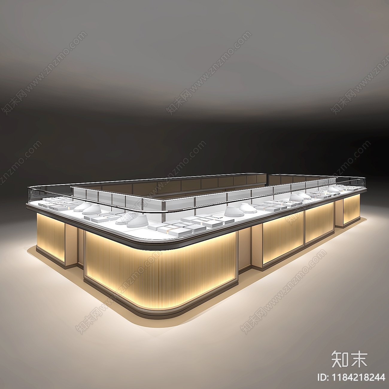 现代珠宝店3D模型下载【ID:1184218244】