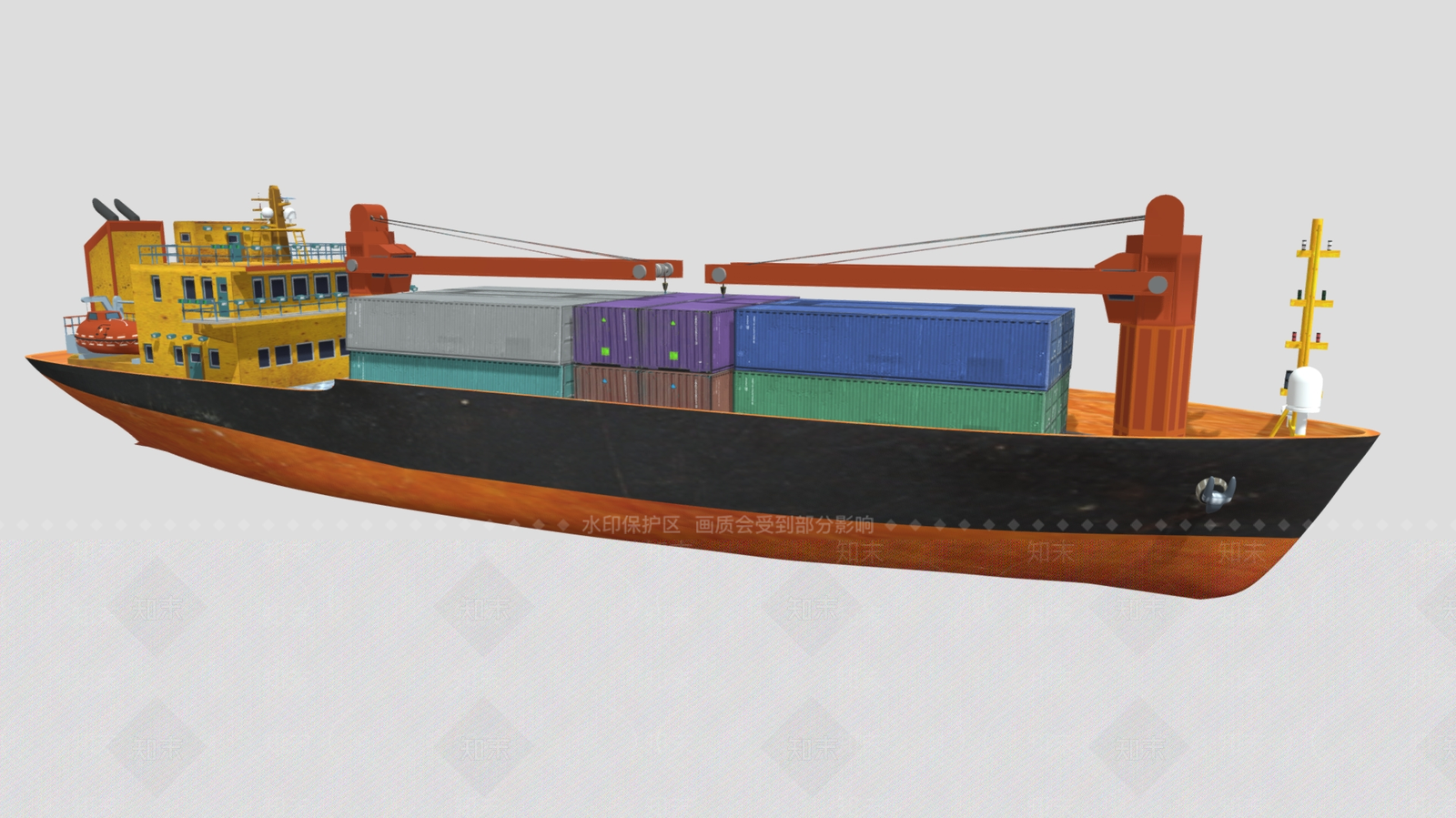 船3D模型下载【ID:1184221435】