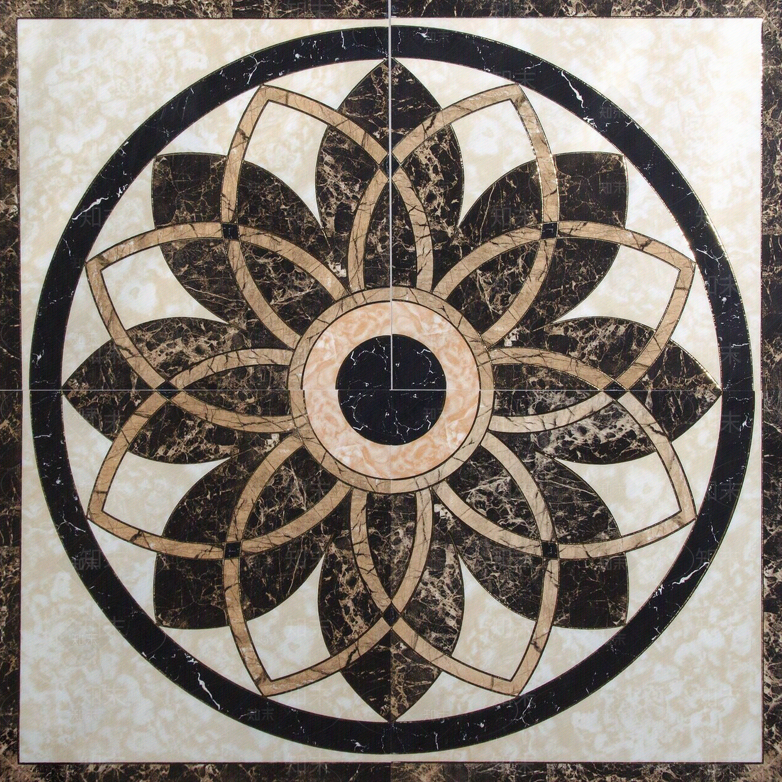 复古轻奢石材拼花贴图下载【ID:1184223480】