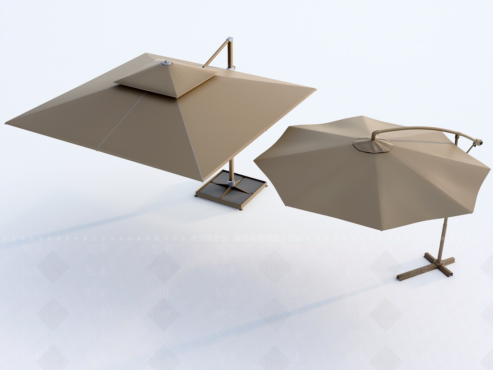现代遮阳伞SU模型下载【ID:1184231131】