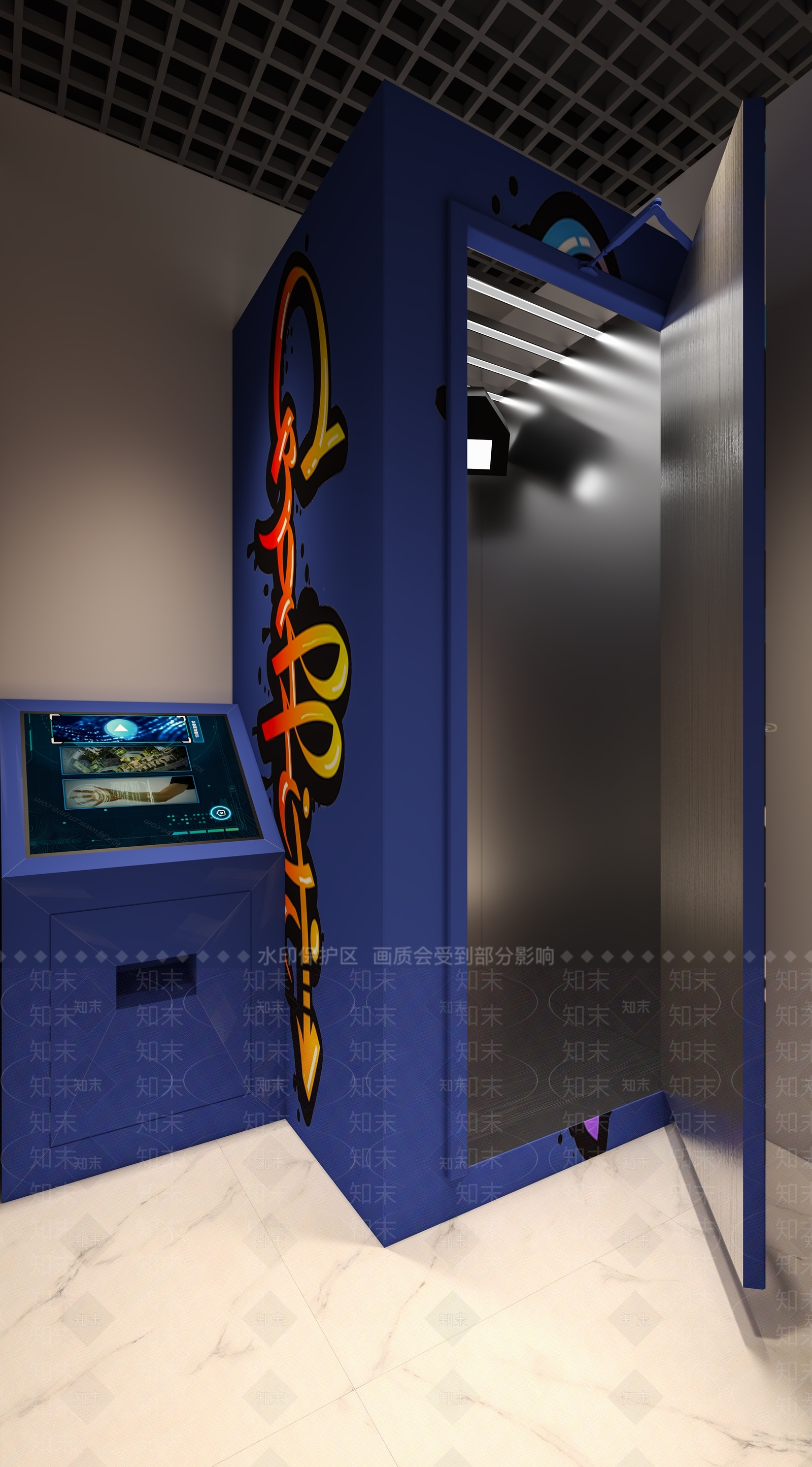 现代其他商业空间3D模型下载【ID:1184241025】