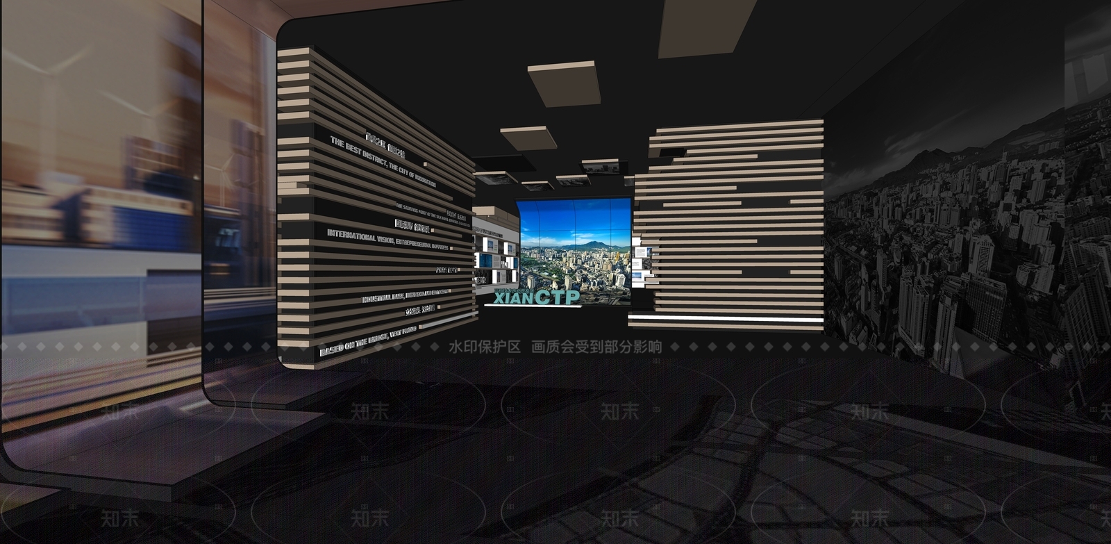 现代博物馆SU模型下载【ID:1216007299】