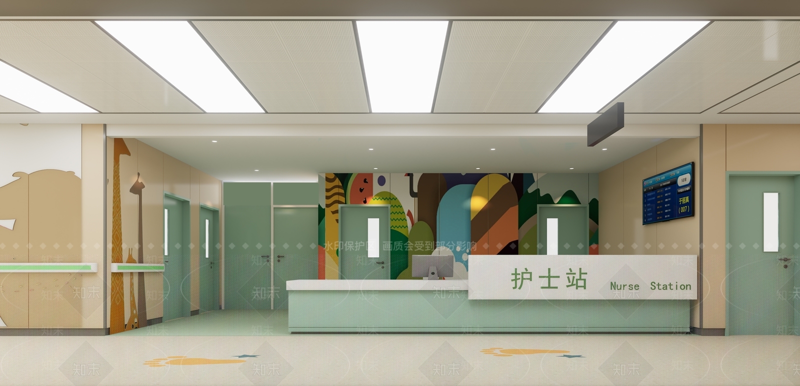现代医院3D模型下载【ID:1184242239】