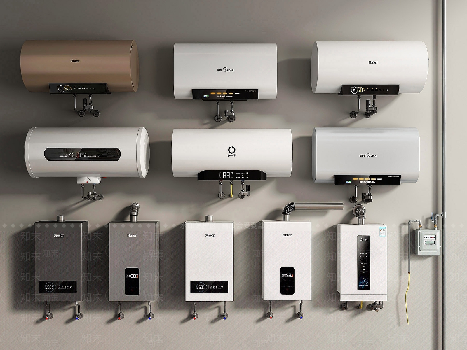 热水器SU模型下载【ID:1184256991】