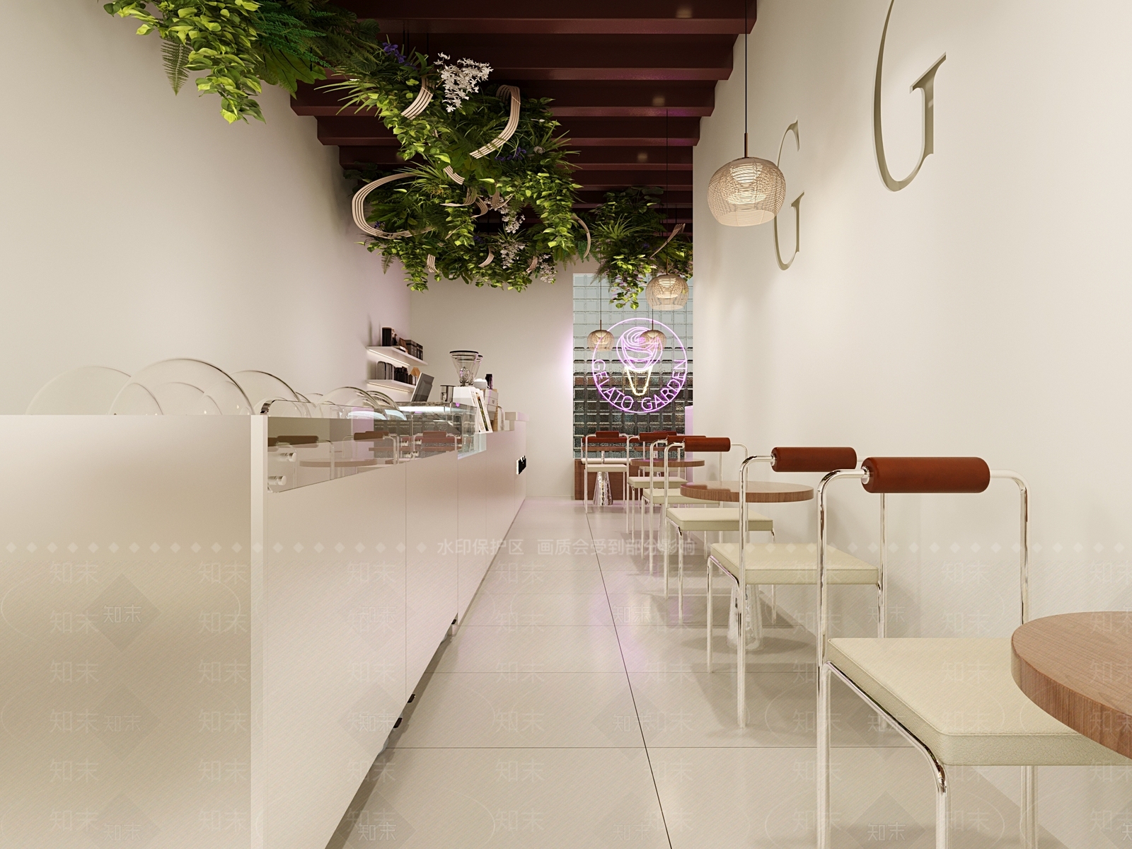 现代甜品面包店3D模型下载【ID:1184263994】