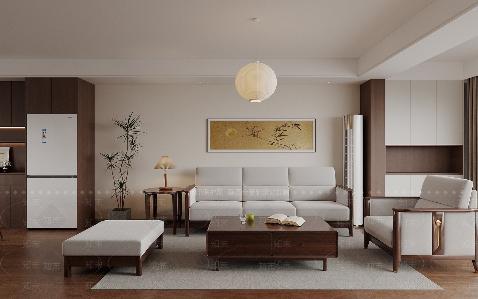 深色嵌入式储物柜衣柜3D模型下载【ID:1227499228】
