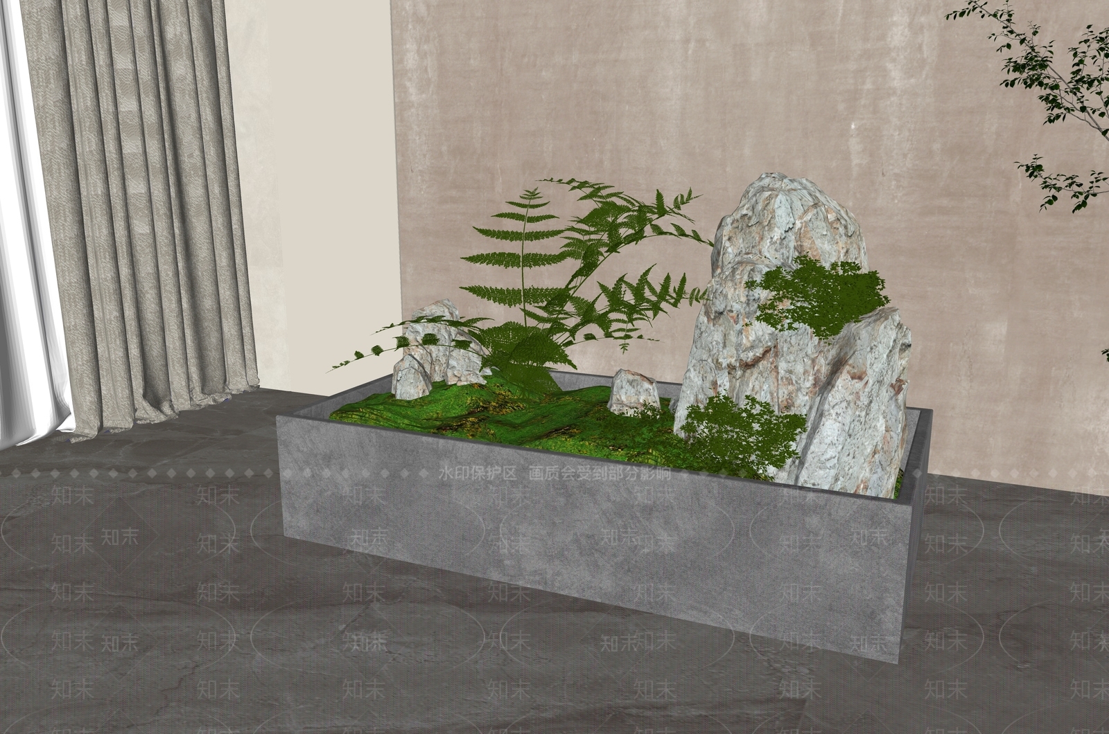 盆栽SU模型下载【ID:1184276380】