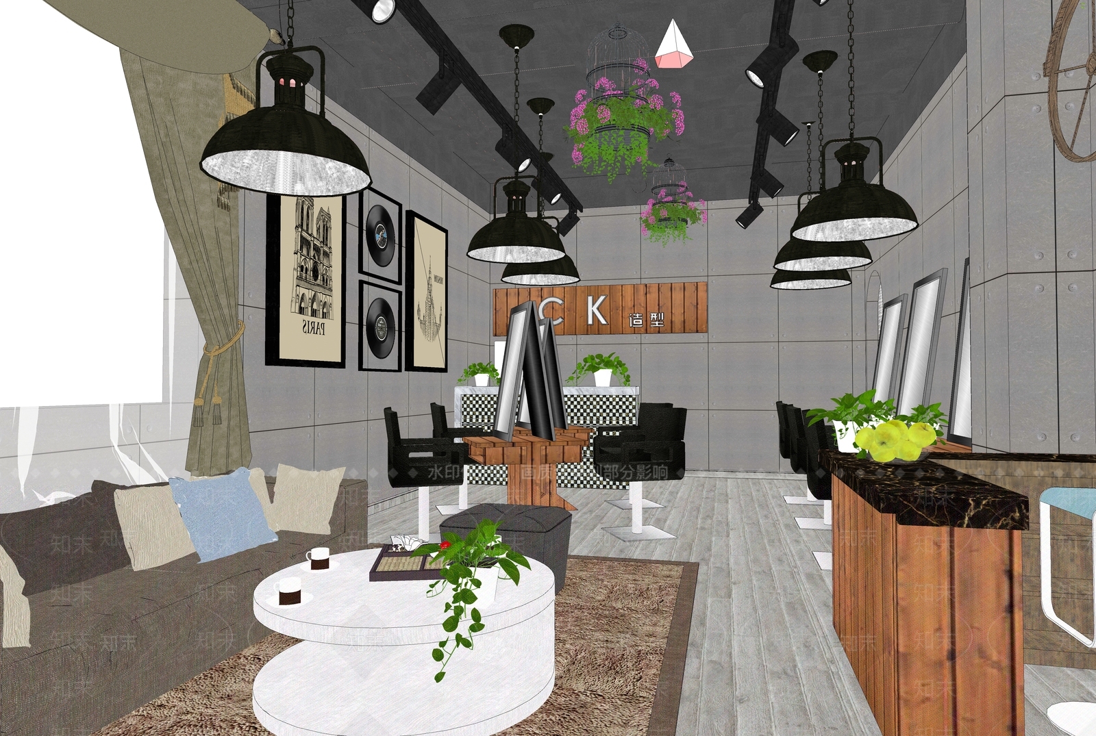 现代理发店SU模型下载【ID:1184277182】