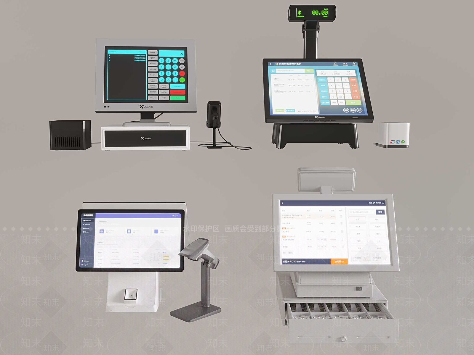 公用器材3D模型下载【ID:1184277570】
