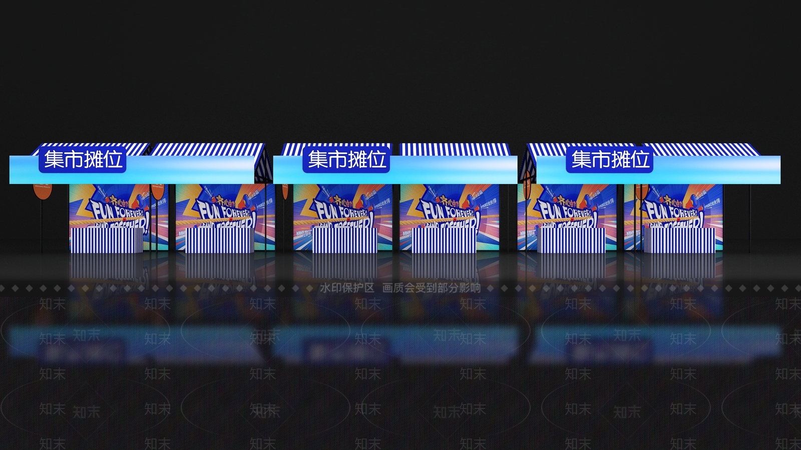 现代美陈3D模型下载【ID:1184282657】