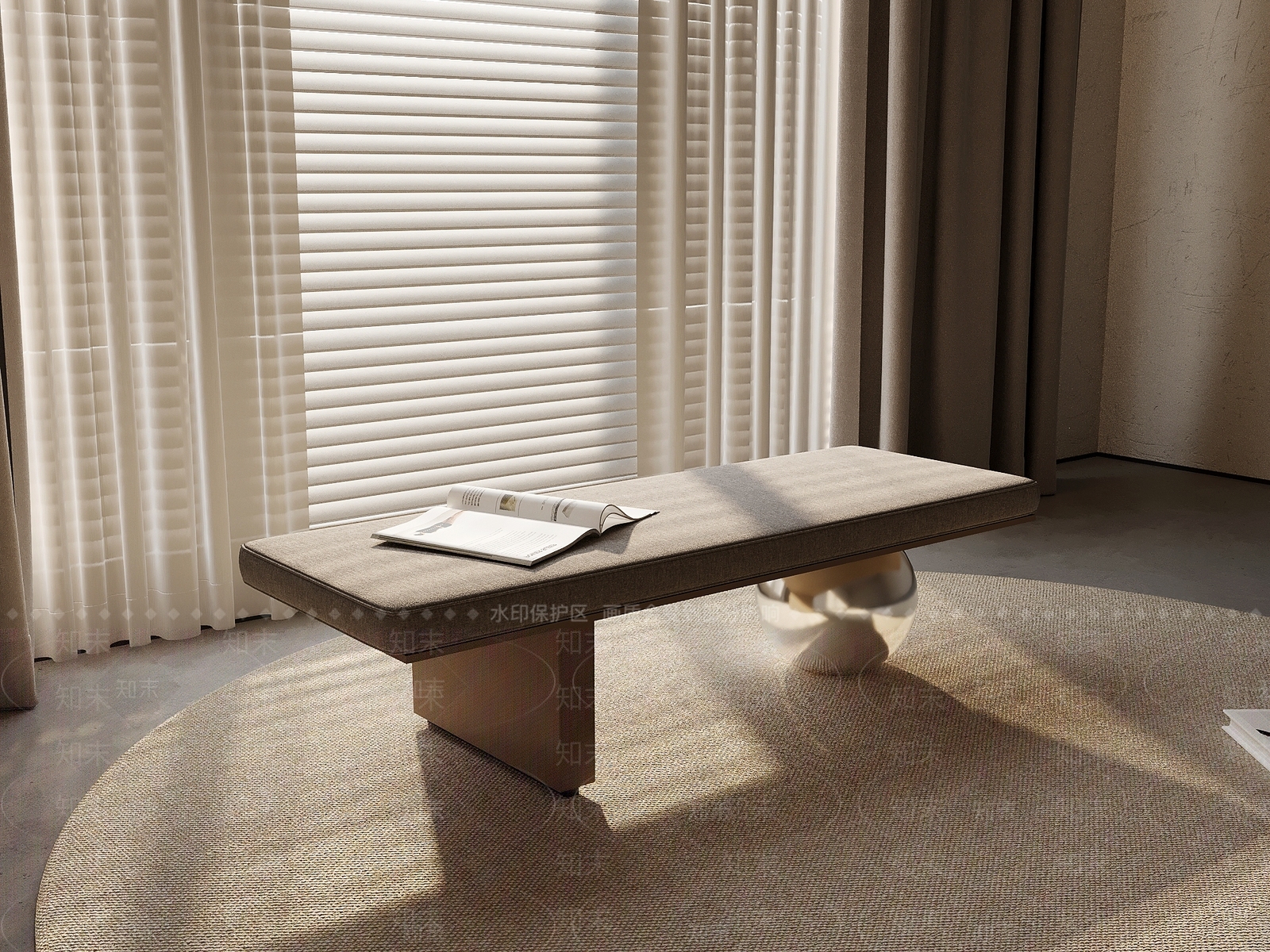 现代其他凳子3D模型下载【ID:1184290326】
