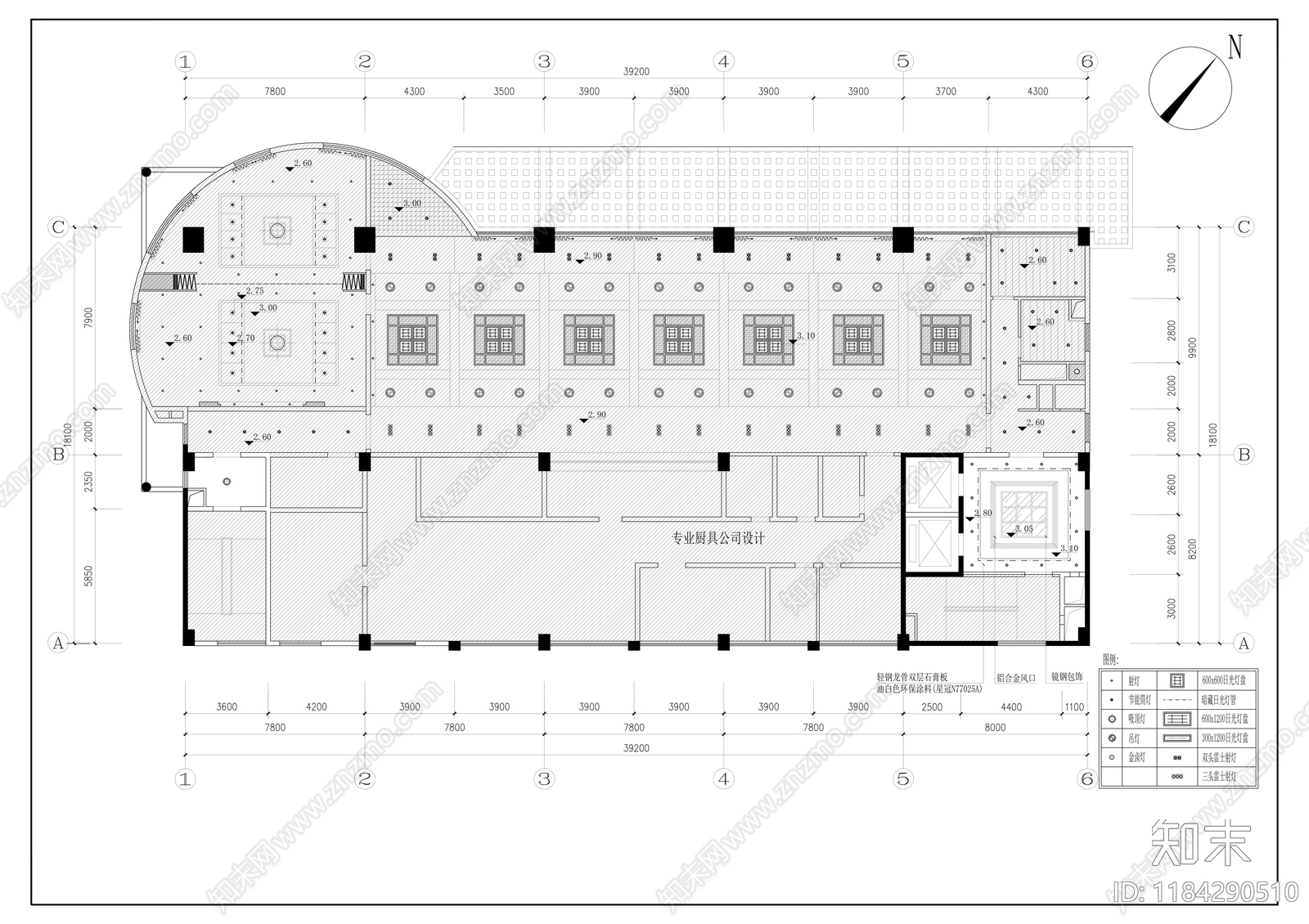 现代整体办公空间cad施工图下载【ID:1184290510】