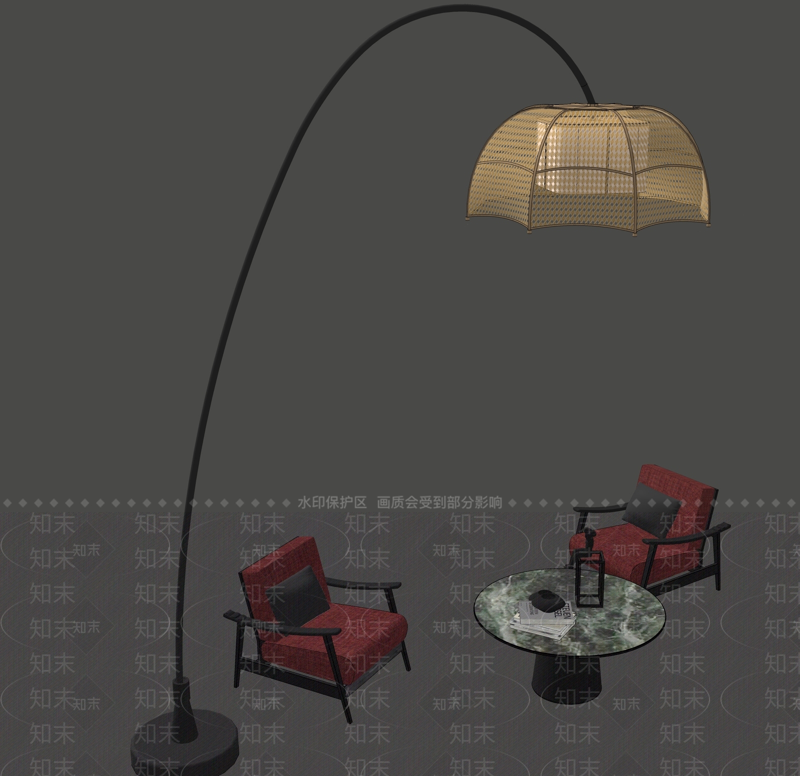 现代景观灯SU模型下载【ID:1184292803】