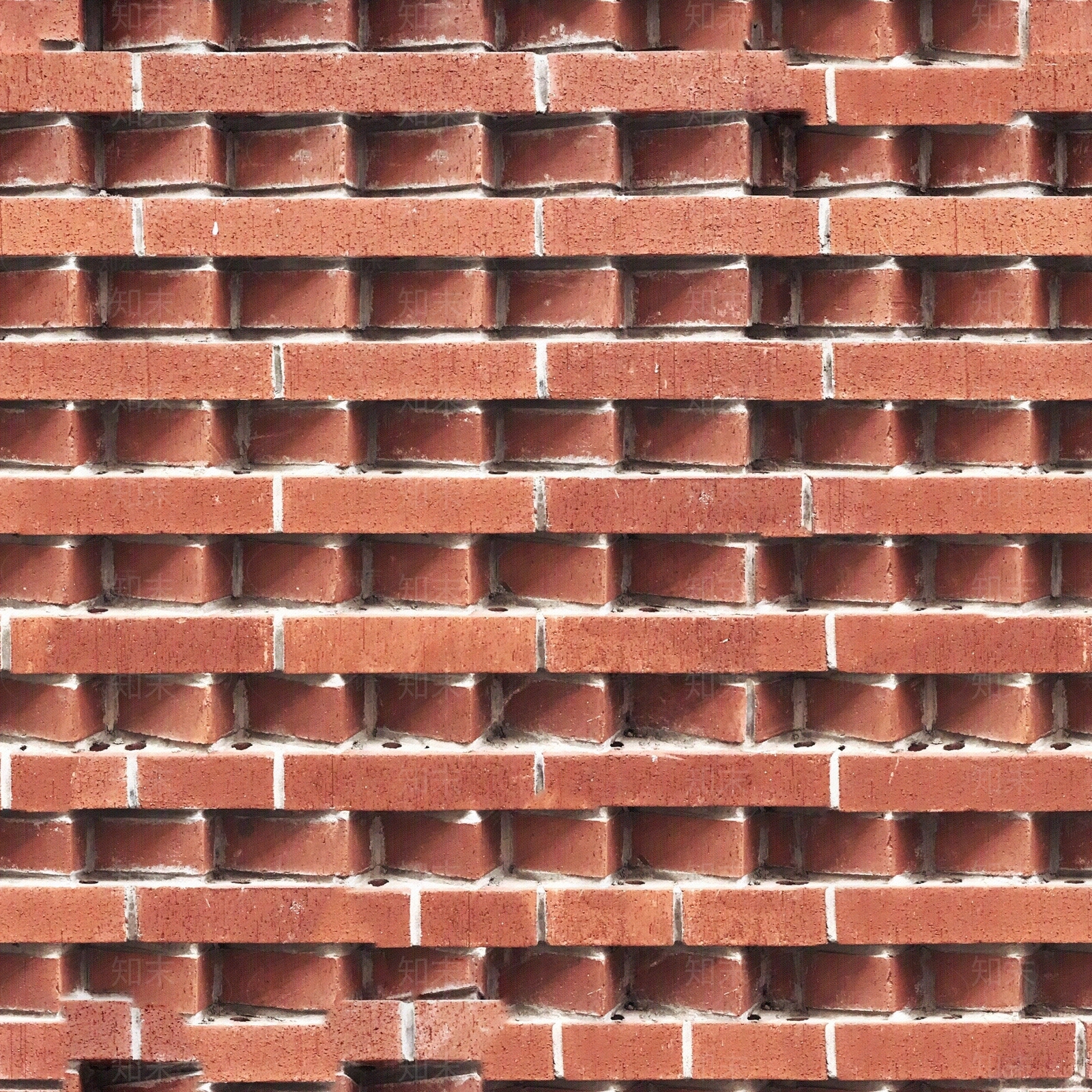 现代新中式红砖贴图下载【ID:1184313125】