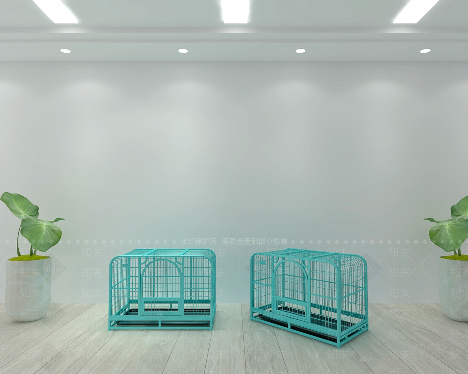 现代宠物店3D模型下载【ID:1184318125】