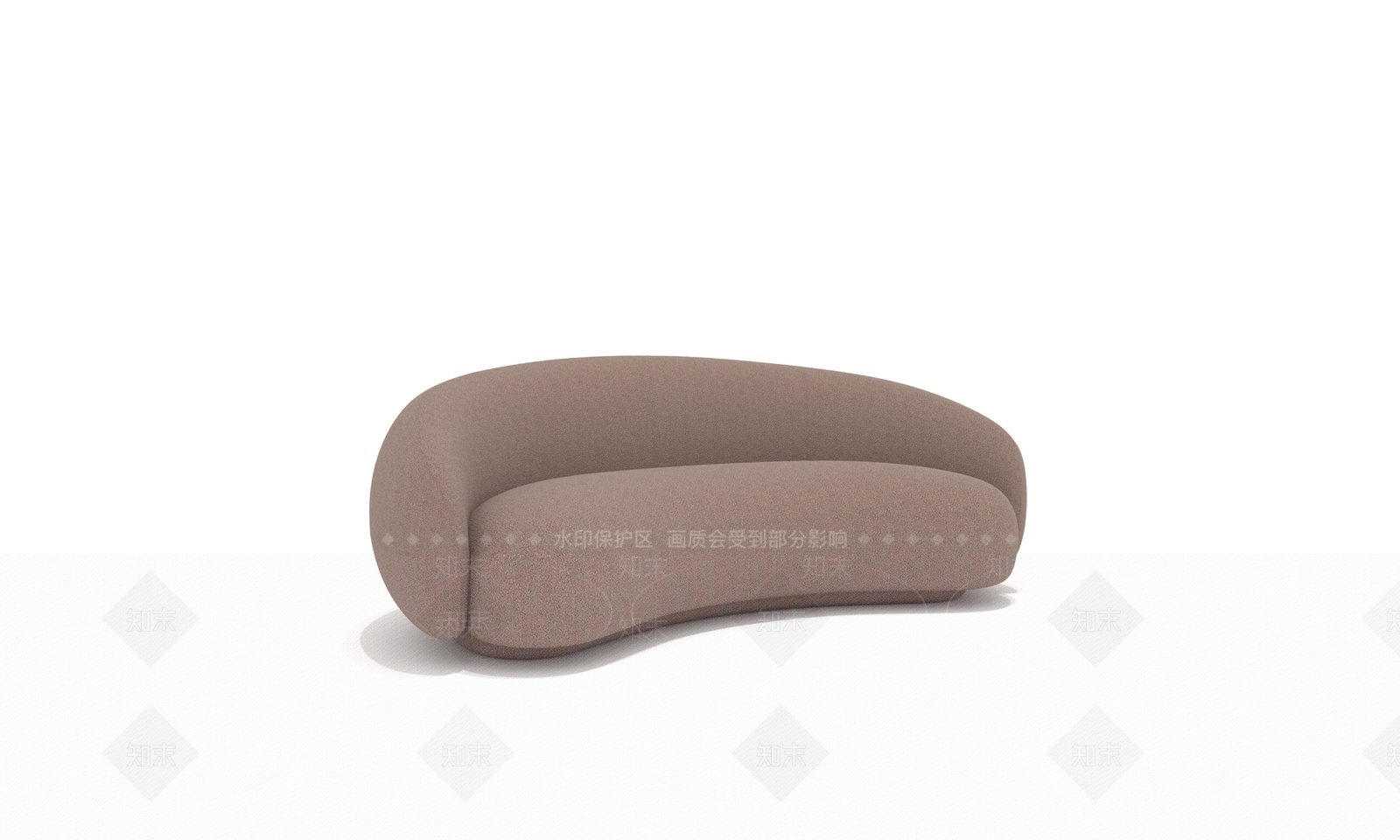 现代三人沙发3D模型下载【ID:1184330911】