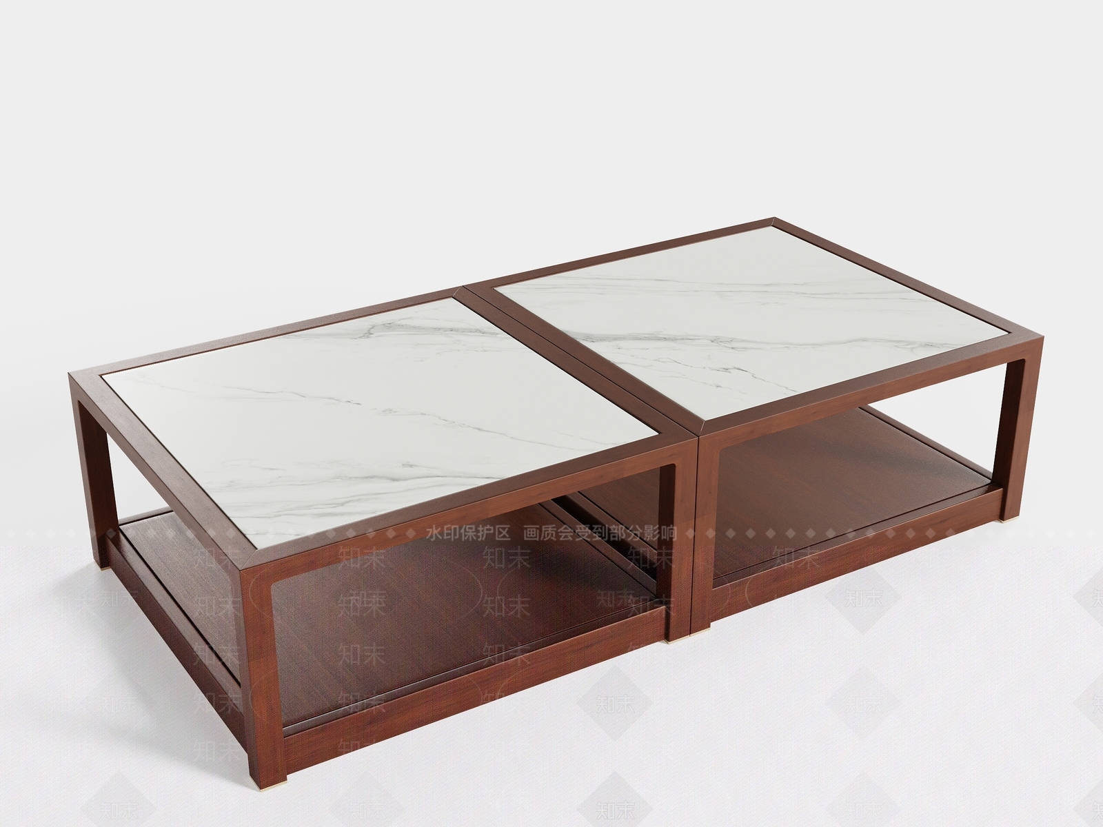 新中式茶几3D模型下载【ID:1184336476】