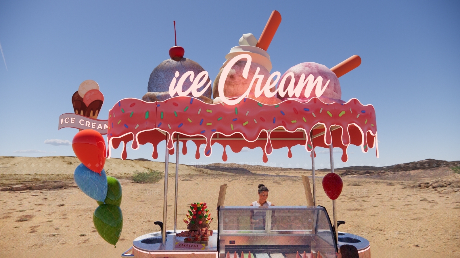 推车SU模型下载【ID:1184340312】