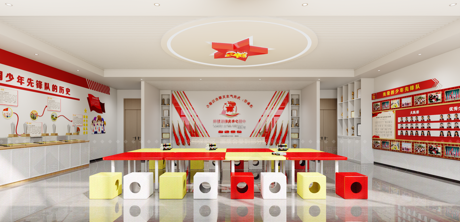 现代其他学校空间SU模型下载【ID:1184346564】
