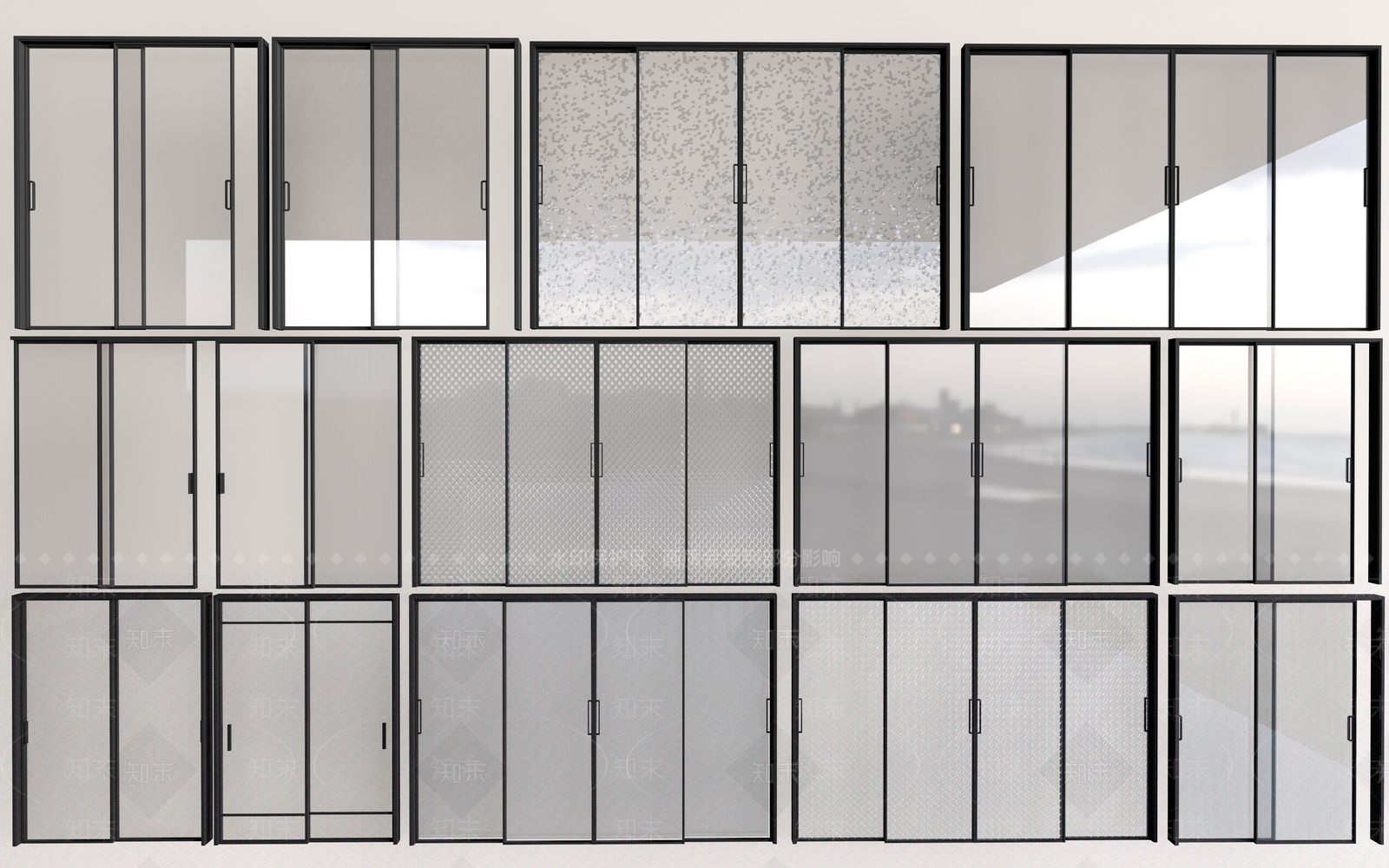 现代其他窗SU模型下载【ID:1184346896】