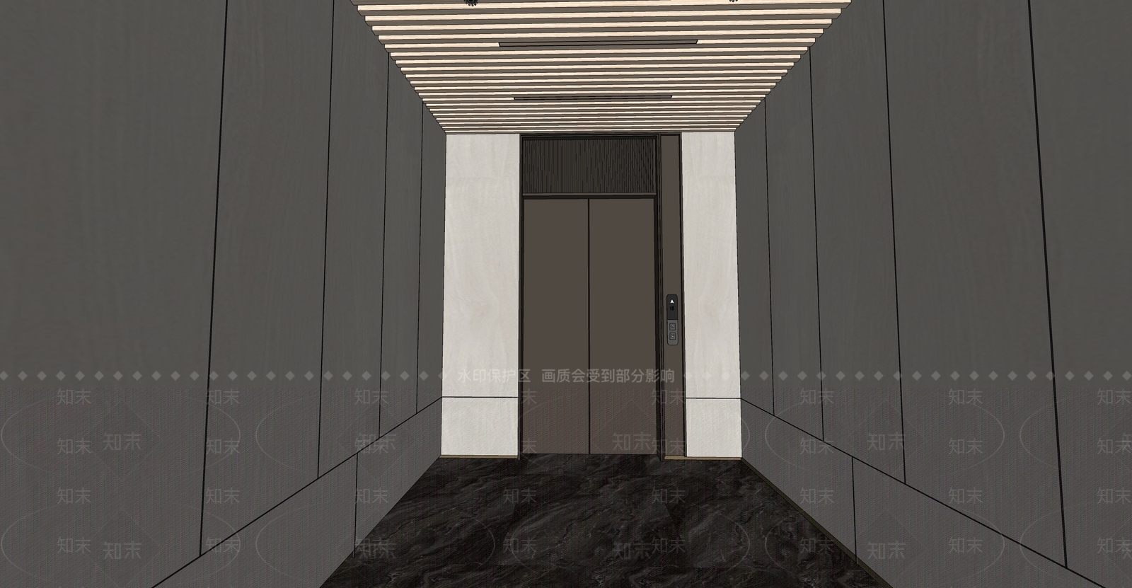 现代其他办公区域SU模型下载【ID:1184348138】