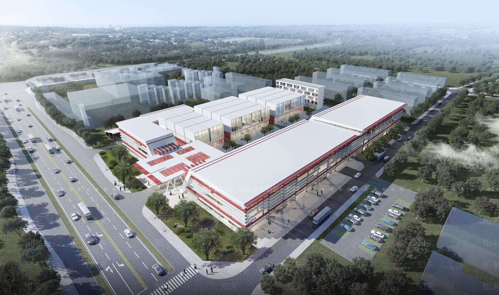 现代中式其他商业建筑SU模型下载【ID:1184349877】
