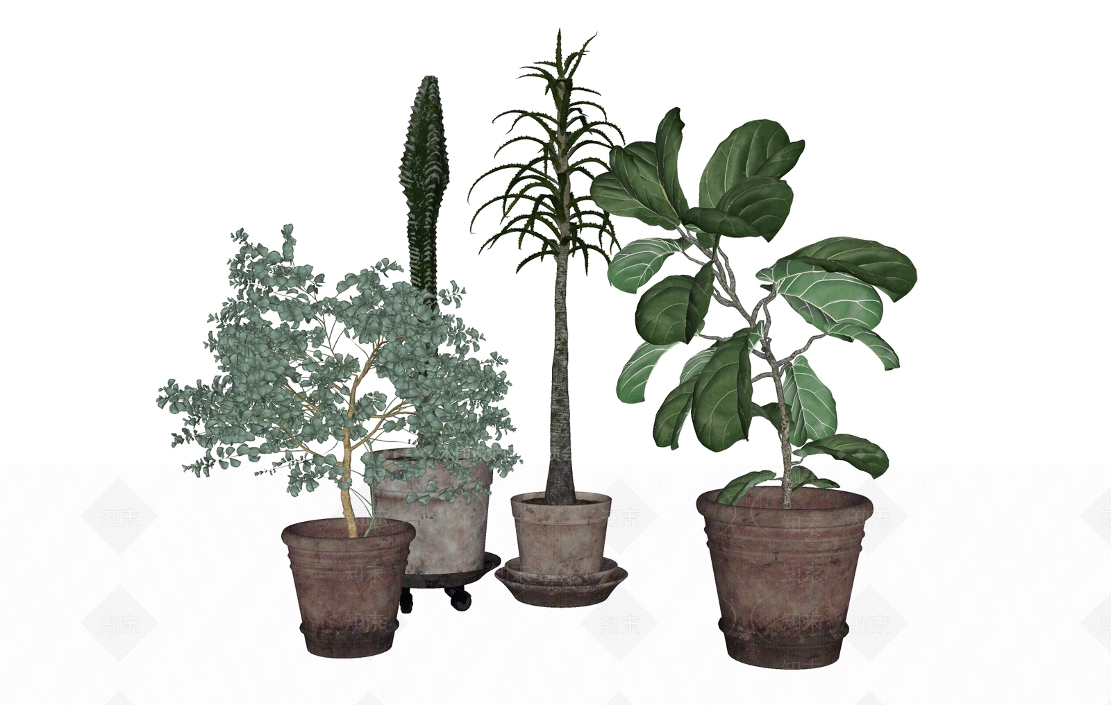 盆栽SU模型下载【ID:1184354032】