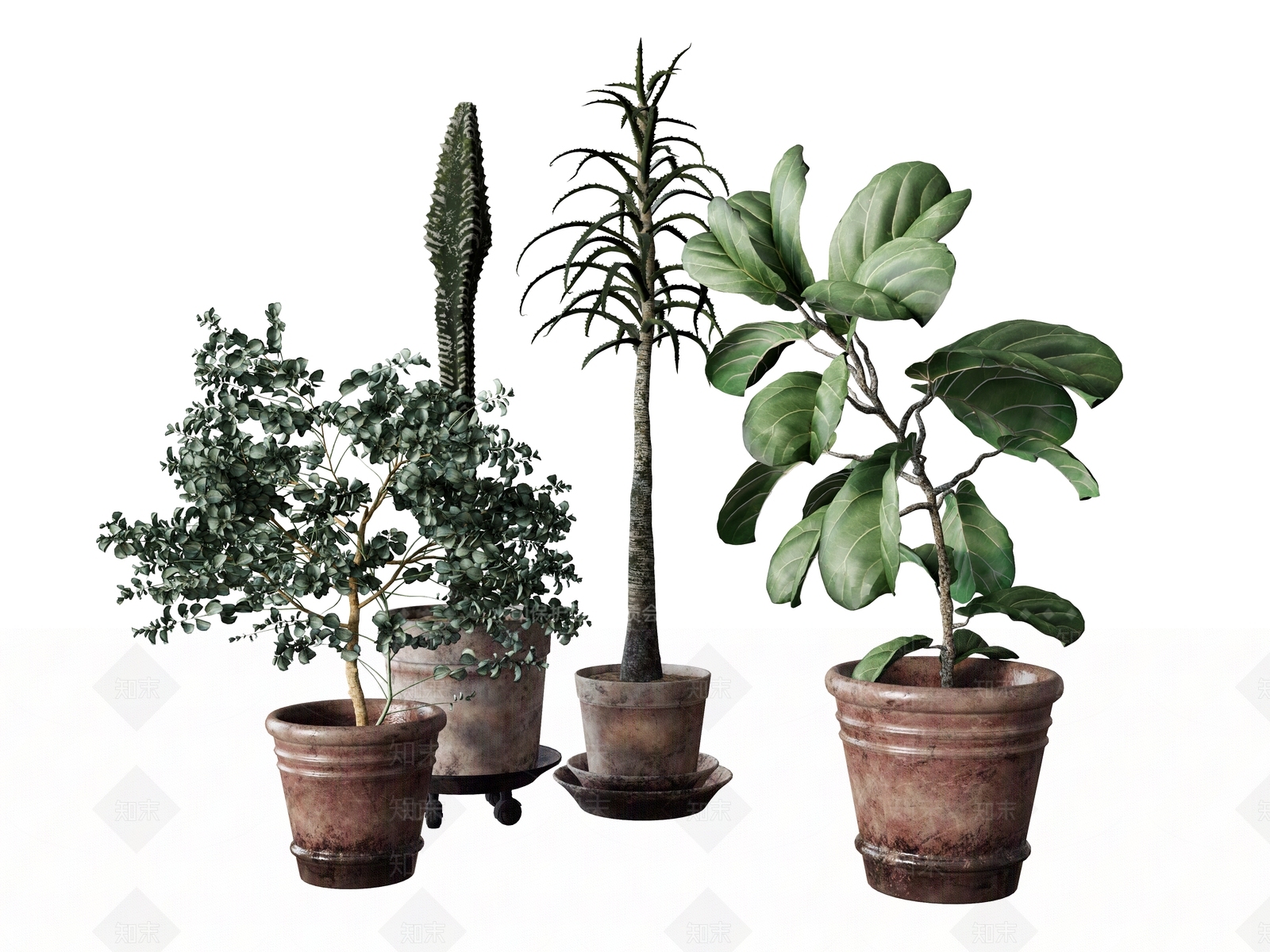 盆栽SU模型下载【ID:1184354032】