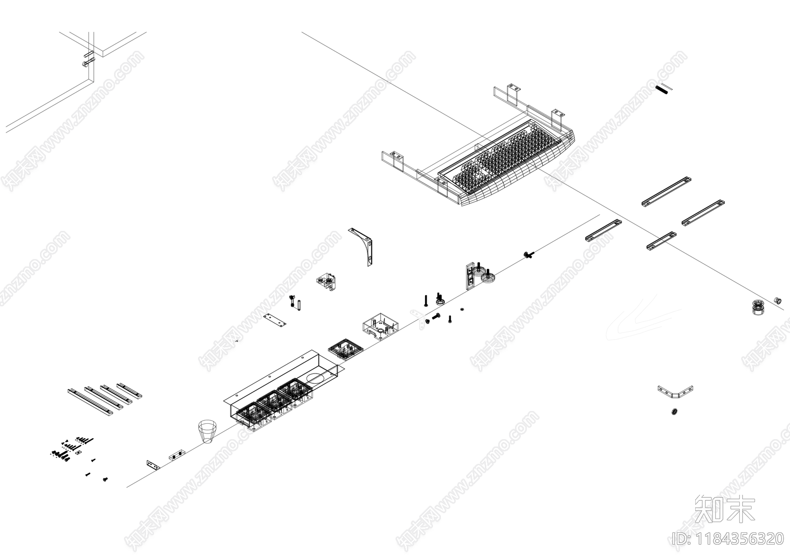 现代五金管件cad施工图下载【ID:1184356320】