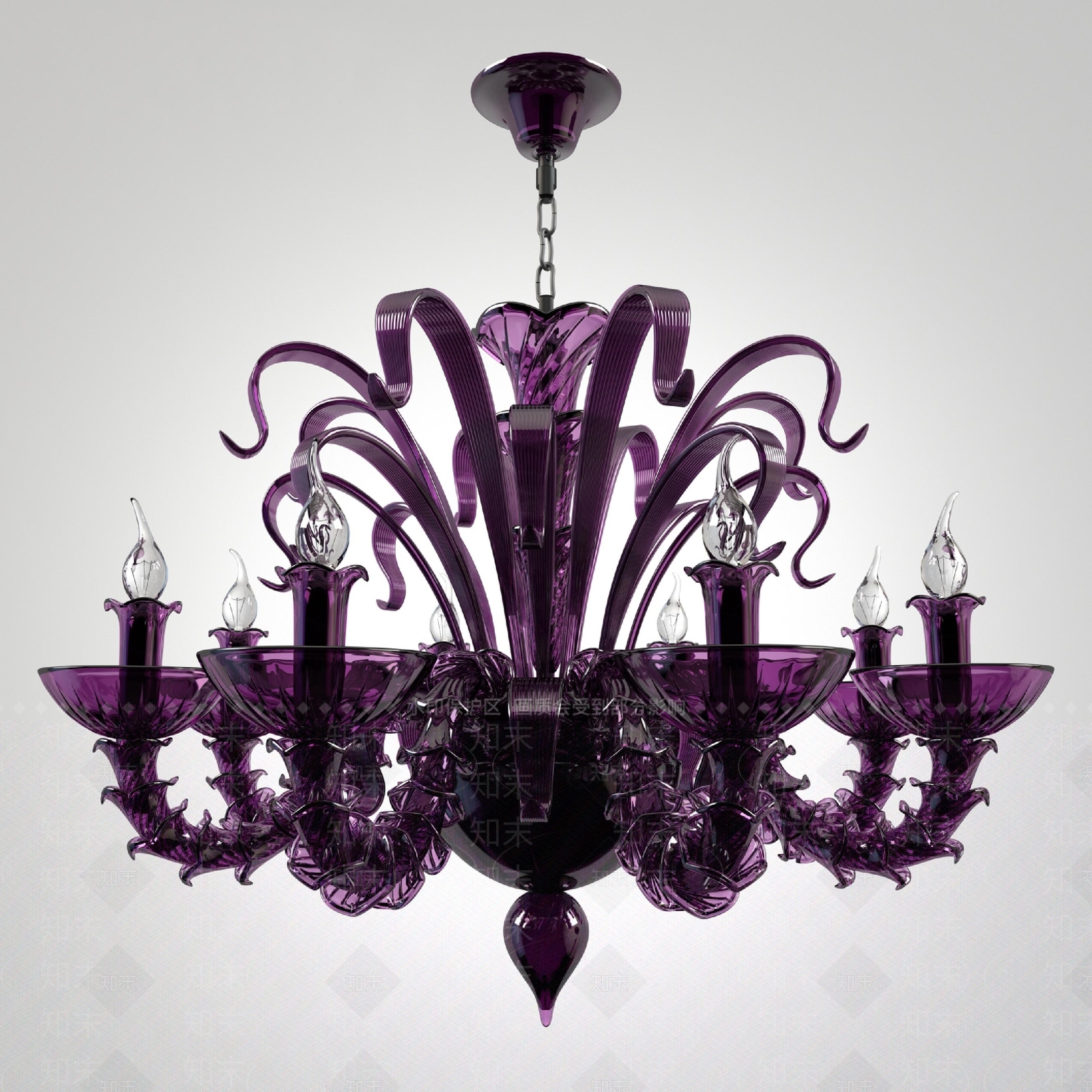 欧式古典欧式水晶灯3D模型下载【ID:1184363759】