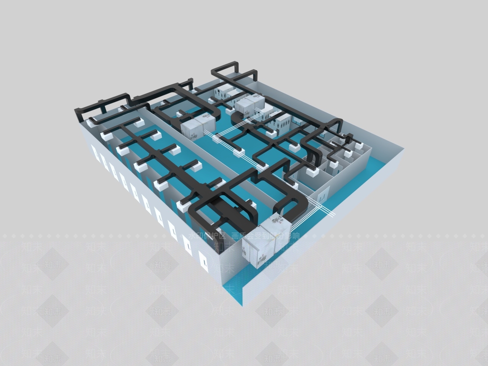 现代简约实验室3D模型下载【ID:1184370013】
