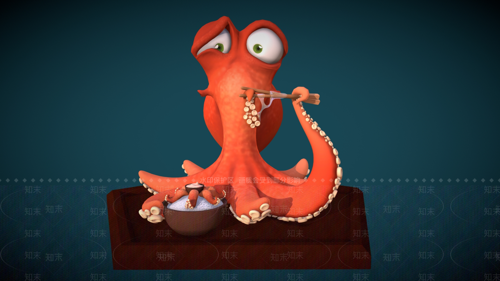 水生类动物3D模型下载【ID:1184371184】