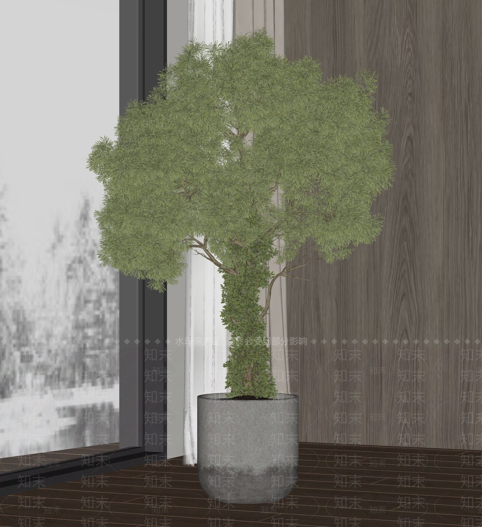 盆栽SU模型下载【ID:1184371774】