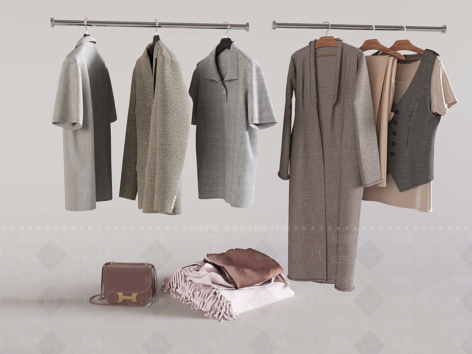 衣服3D模型下载【ID:1184390015】
